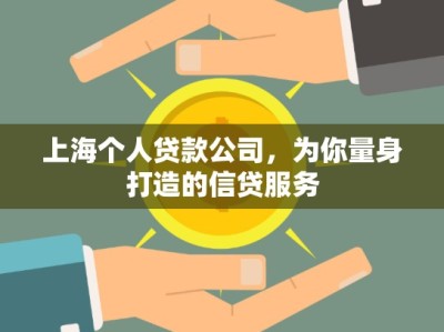 上海个人贷款公司，为你量身打造的信贷服务